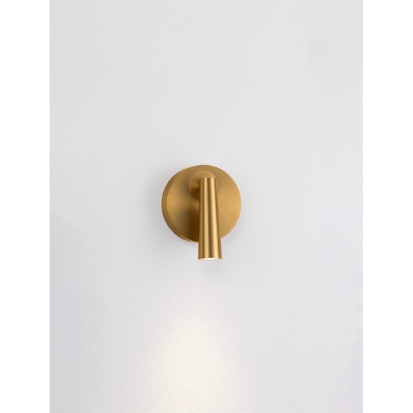 Faretto LED oro opaco in alluminio con struttura flessibile 7x10 cm Tico – Nova Luce-image-3