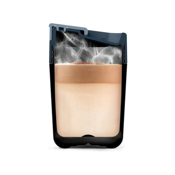 Tazza da viaggio in argento lucido blu scuro 340 ml Sipp - Joseph Joseph-image-2