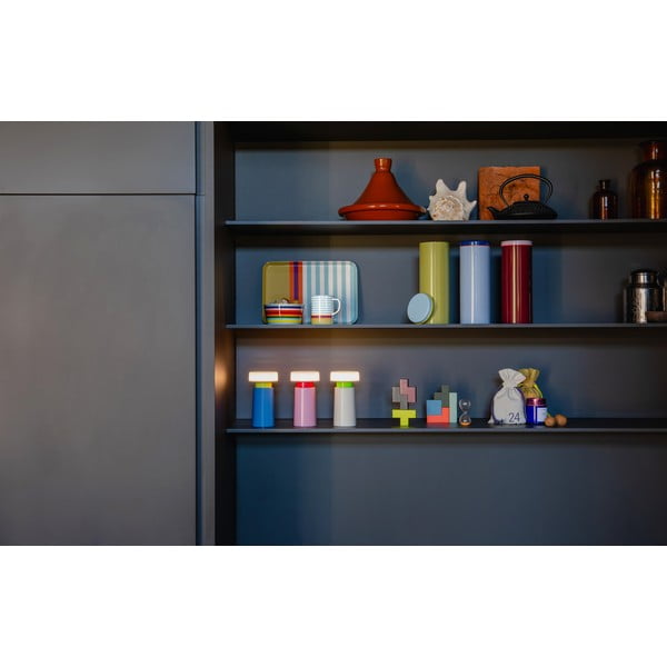 Lampada da tavolo a LED dimmerabile blu (altezza 17,5 cm) Victoria - Remember-image-1