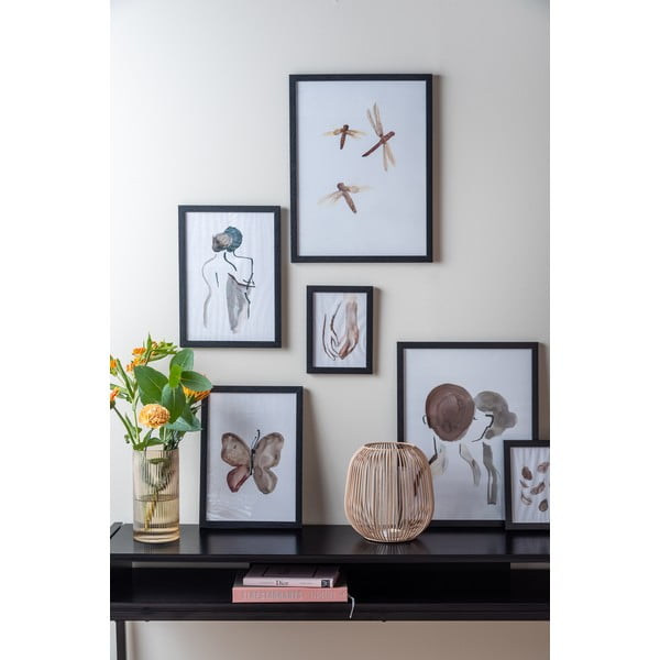 Lanterna da tavolo marrone chiaro Lanterna, altezza 15,5 cm - PT LIVING-image-1