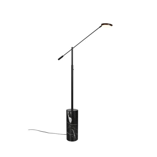 Lampada da terra LED nera (altezza totale 145 cm) Fiore – Trio Select-image-2