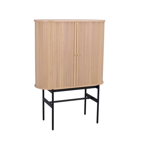 Credenza in legno di rovere colore naturale 102x146 cm Haddington – Rowico-image-2
