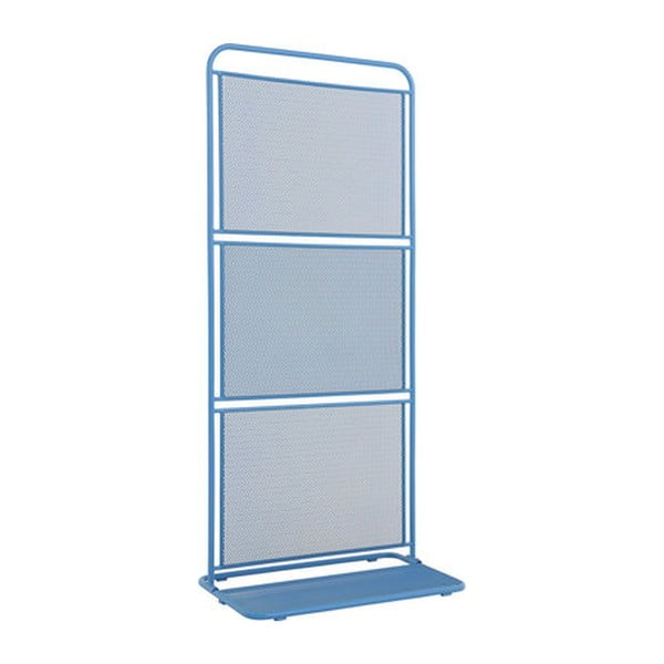 Paravento da balcone in metallo blu, 180 x 80 cm MWH - Garden Pleasure