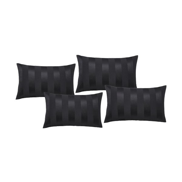 Federe per cuscino in set in raso di seta 4 pz 75x50 cm So Soft Satin Stripe – Catherine Lansfield