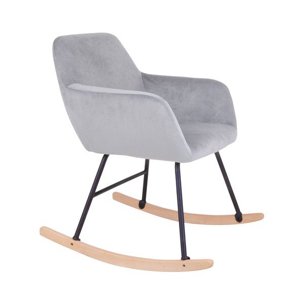 Sedia a dondolo grigio chiaro York - House Nordic-image-3