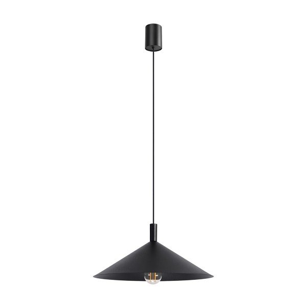 Lampadario nero in acciaio ø 40 cm Zylo – Sollux
