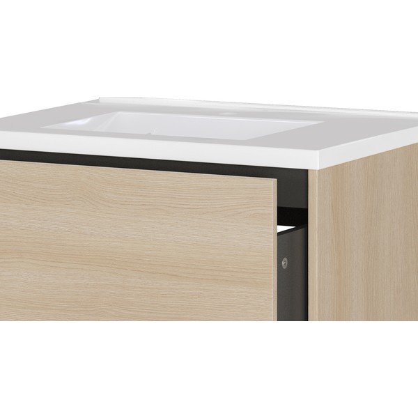 Mobile da lavabo bianco opaco da appendere 61x61 cm Bodera – Germania-image-4