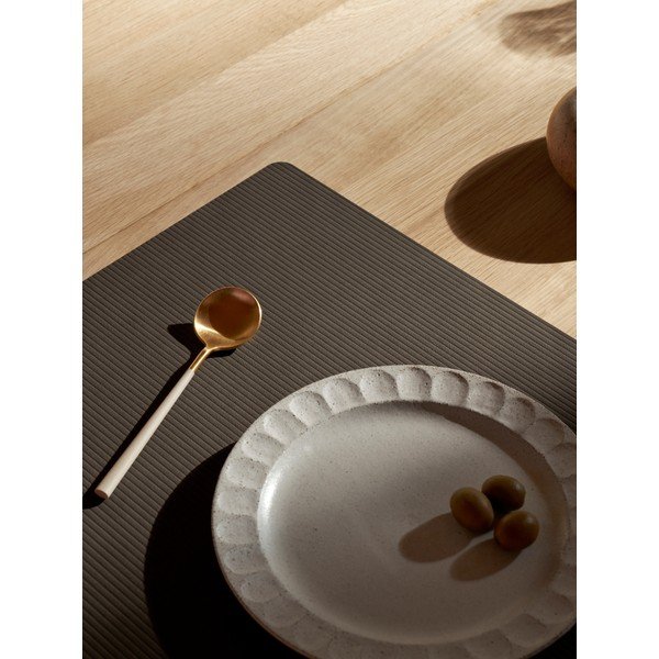 Tovaglietta in eco pelle 35x45 cm Square L Corduroy – LIND DNA-image-1