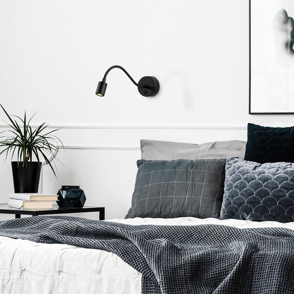 Lampada da parete nera Reading – Opviq lights-image-1