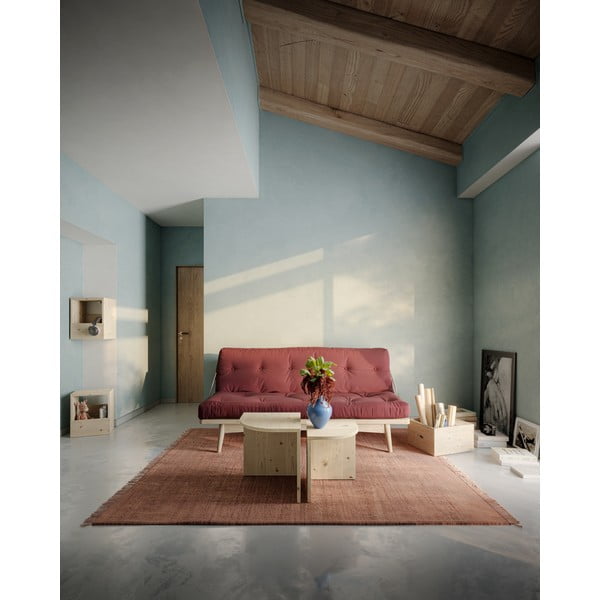 Divano variabile in velluto a coste /Carbone Folk Raw - Karup Design-image-1