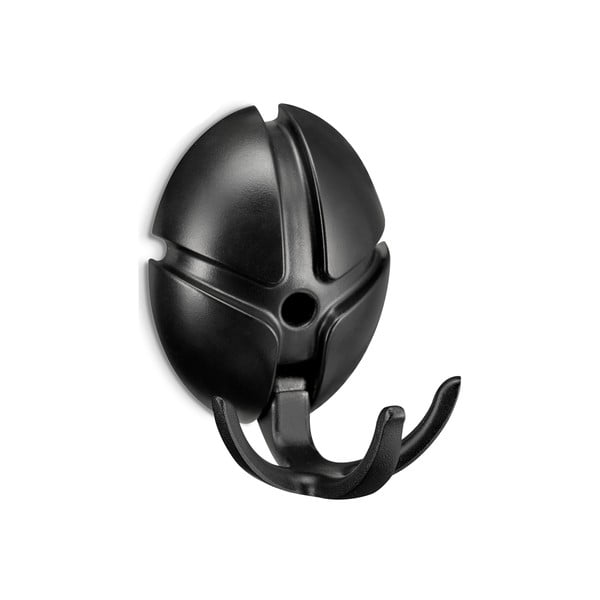 Gancio da parete nero in plastica Tick – Spinder Design-image-2