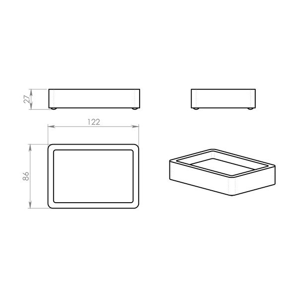 Distributore di sapone grigio Aries - Sapho-image-2