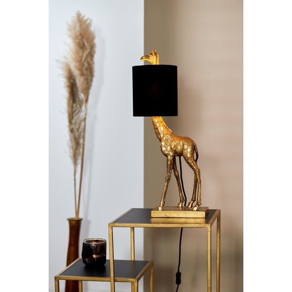 Lampada da tavolo in nero-bronzo (altezza 61 cm) Giraffe - Light & Living-image-2
