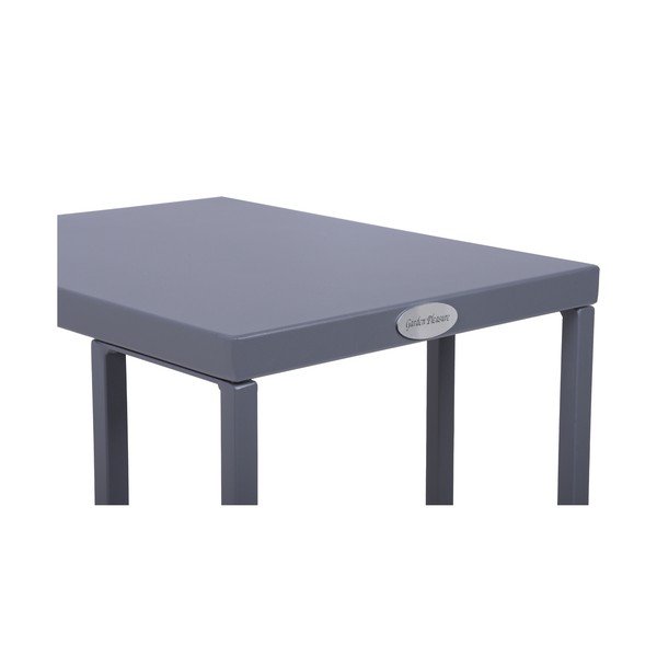 Tavolino da giardino in acciaio 43x30,5 cm Dorea - Garden Pleasure-image-2