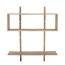 Libreria a parete in legno di mango in colore naturale 96,5x110,5 cm Millian - Bloomingville