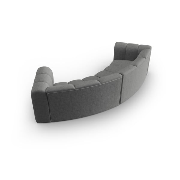 Divano grigio 322 cm Lupine - Micadoni Home-image-3