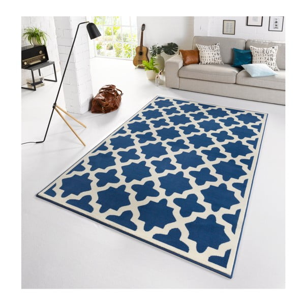 Tappeto blu e bianco , 200 x 290 cm Noble - Zala Living-image-3