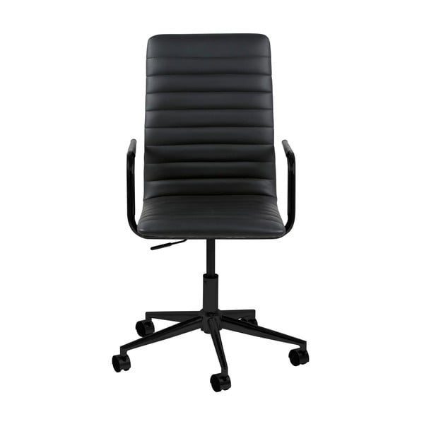 Sedia da ufficio nera su ruote Wislow Winslow - Actona-image-2