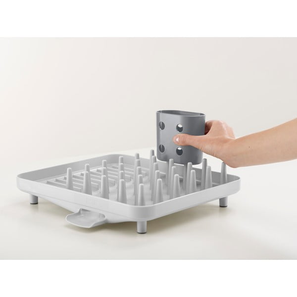 Vassoio di raccolta in plastica grigio chiaro 33,5x31,5 cm Duo - Joseph Joseph-image-4