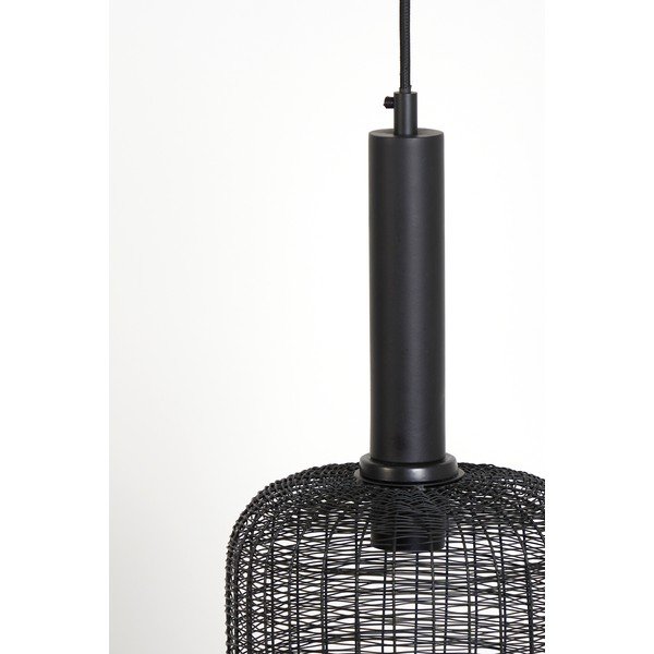 Lampada da soffitto nera ø 22 cm Lekang - Light & Living-image-3