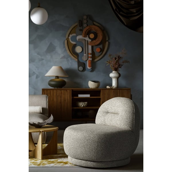 Poltrona grigia/marrone Ovo – Miuform-image-1