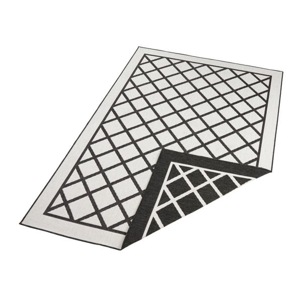 Tappeto da esterno nero e crema , 290 x 200 cm Sydney - NORTHRUGS-image-3