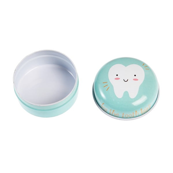 Scatola di latta verde chiaro Tooth Fairy - Rex London-image-1