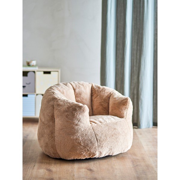 Pouf a sacco per bambini marrone Kari – Bloomingville Mini-image-3