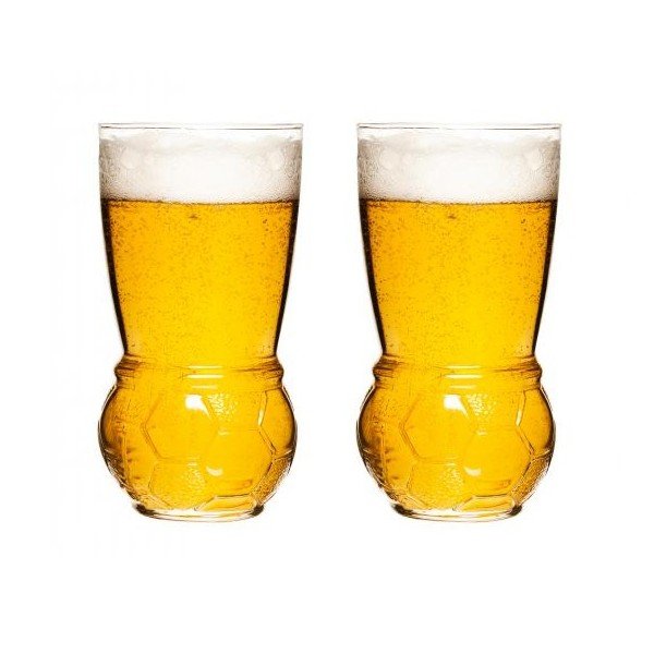 Sada 2 sklenic na pivo Sagaform Football