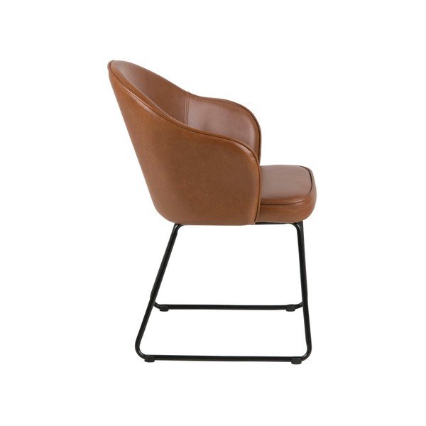 Poltrona marrone Mitzie Vintage - Actona-image-2