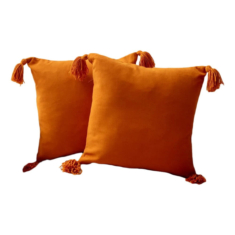 Federe decorative in set 2 pz 43x43 cm Puskul – Mioli Decor | Federe