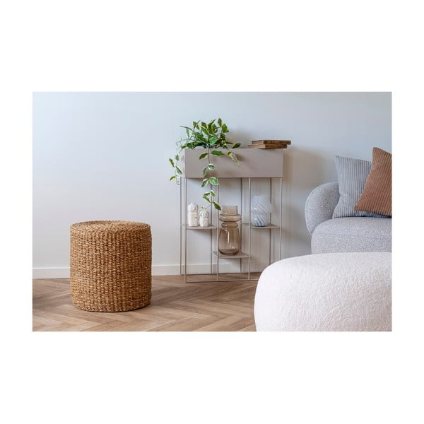 Sgabello in corda in colore naturale Rivera - House Nordic-image-3