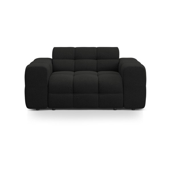Divano nero 156 cm Kendal – Micadoni 