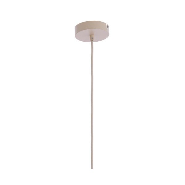 Lampadario color crema con paralume in tessuto Satilla – Light & Living-image-3