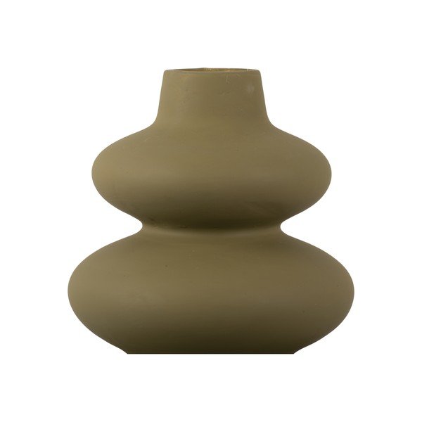 Vaso in ceramica verde Circles - PT LIVING-image-3