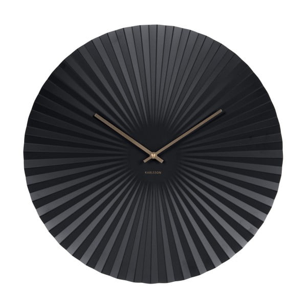 Orologio nero, ø 50 cm Sensu - Karlsson