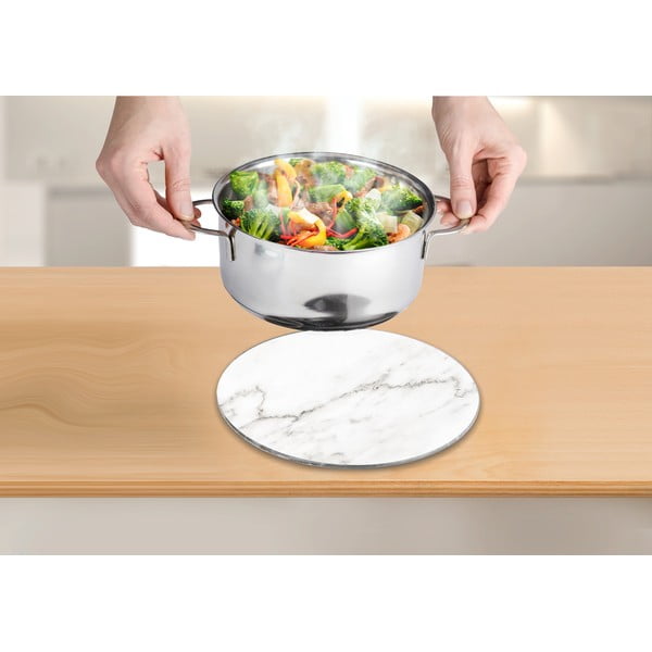 Tappetino in vetro Marmo, ø 20 cm Trivet - Wenko-image-3