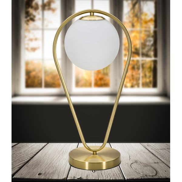 Mauro Ferretti Lampada da tavolo Glamy in oro Drop - Mauro Ferretti-image-1