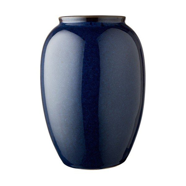 Vaso blu scuro in gres (altezza totale 25 cm) Gastro Dark Blue – Bitz