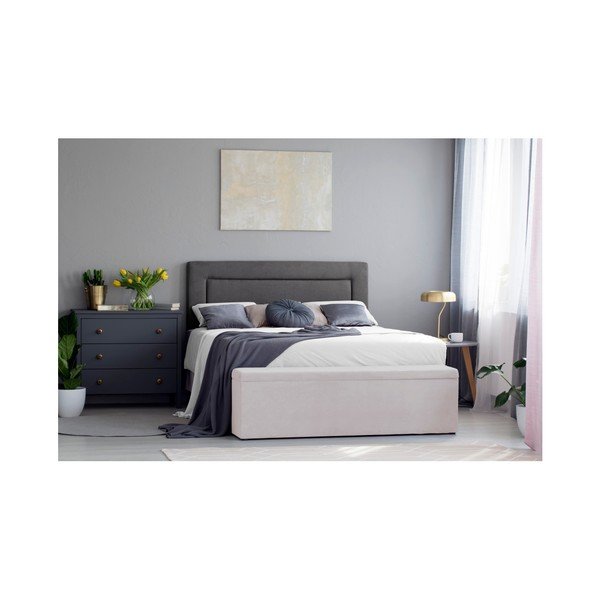Pouf crema Ancona, 200 x 46 cm - Mazzini Sofas-image-4