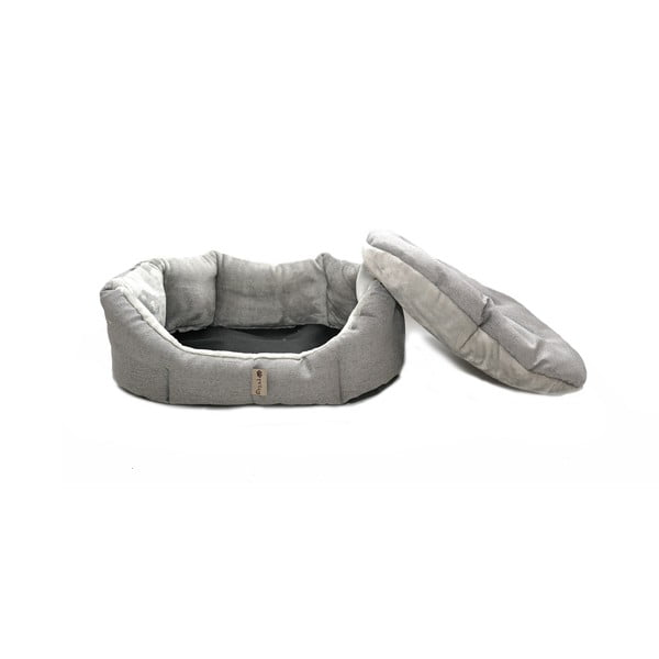 Letto in pile grigio 90x70 cm Alík - Petsy-image-4
