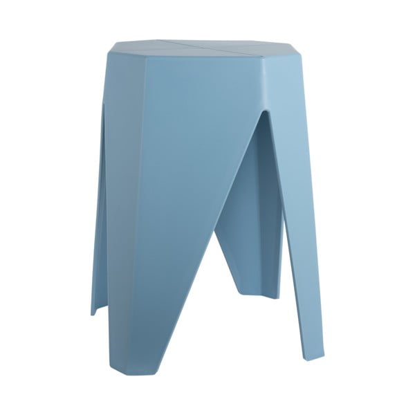 Sgabello blu in plastica Cherish – Leitmotiv-image-2