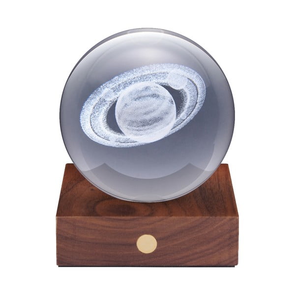 Decorazione luminosa marrone scuro con ricarica USB Amber – Gingko