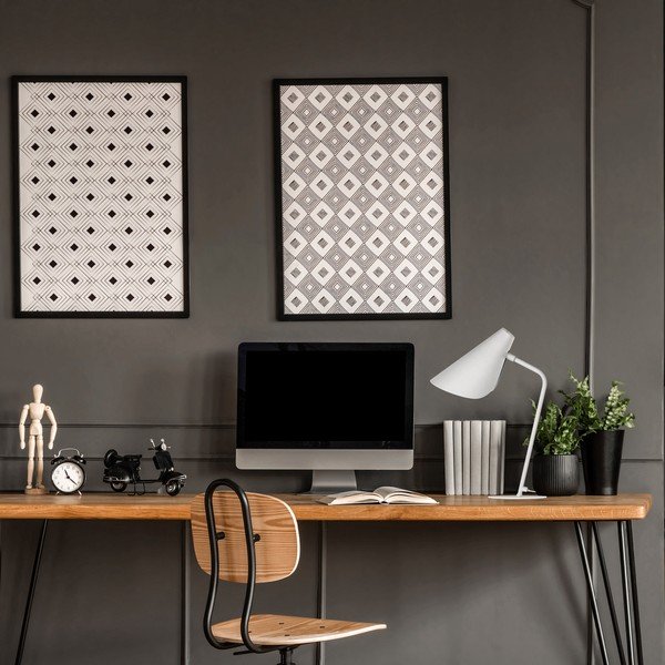 Lampada da tavolo bianca, altezza 45 cm Lisboa - SULION-image-1