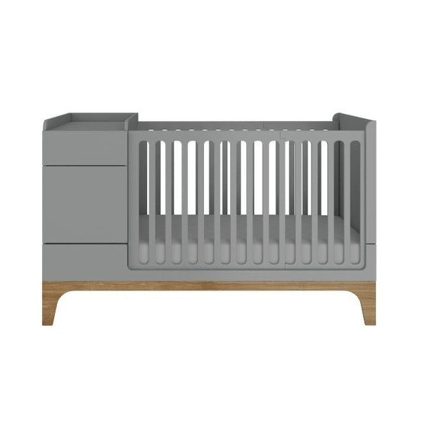 Lettino variabile UP grigio, 70 x 120 cm Up! - BELLAMY