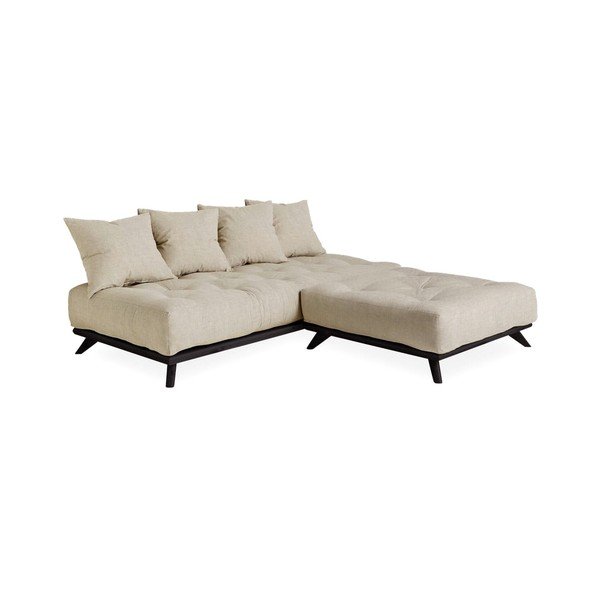 Divano Nero/Lino Beige Senza - Karup Design-image-4