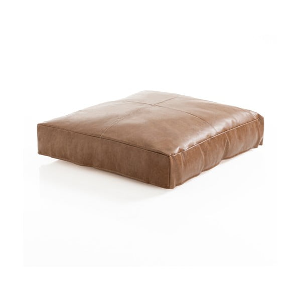 Pouf da divano marrone, altezza 12 cm Soko - Tomasucci