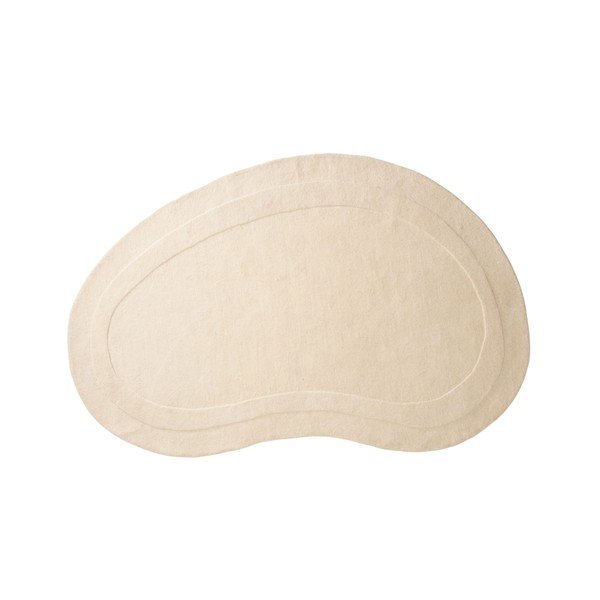 Tappeto color crema in lana 150x230 cm Cloria – Micadoni 