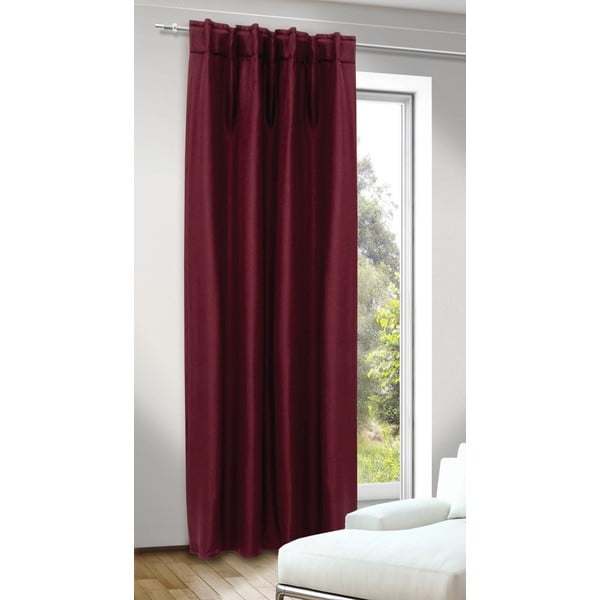 Tenda termoisolante/parzialmente oscurante rossa 135x245 cm Uni – Sehlbach-image-1
