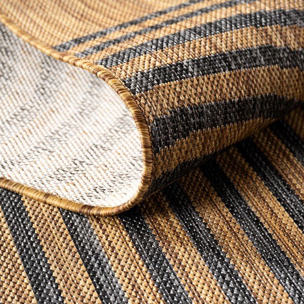 Tappeto da interno/esterno nero/marrone 200x290 cm Mira 1453 – Ayyildiz Carpets-image-3